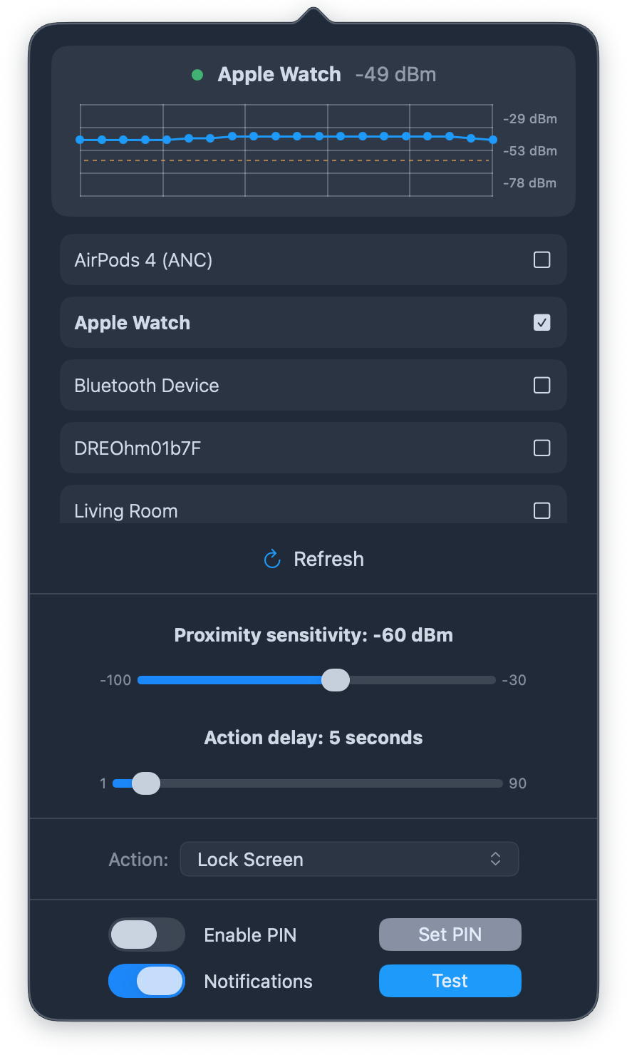 ProximityLock Lock Screen